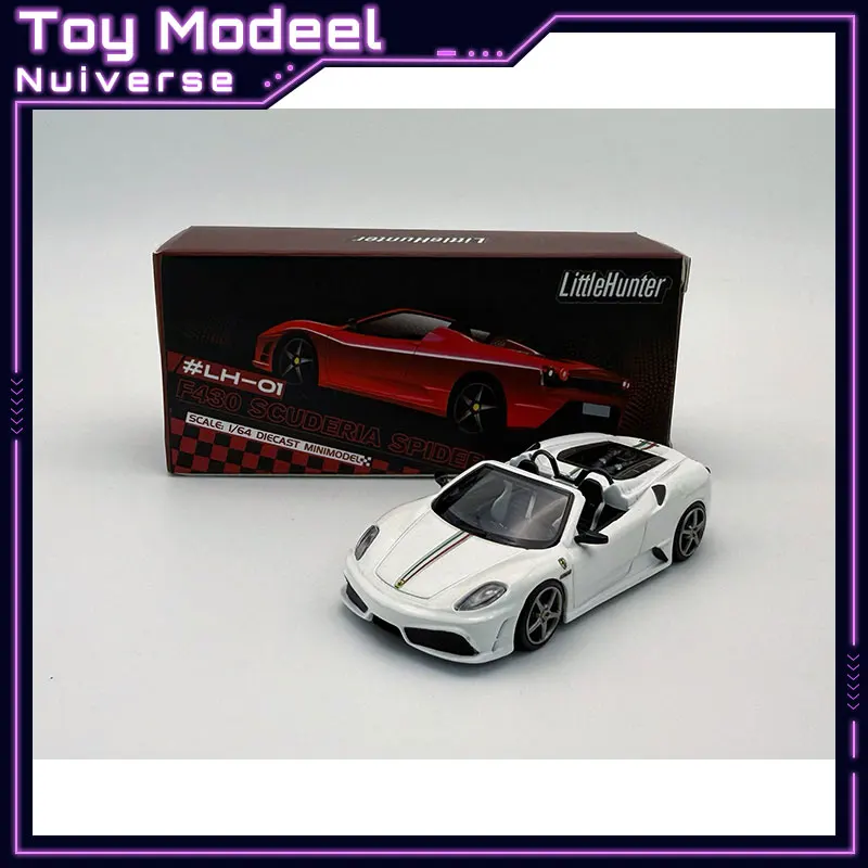 LittleHunter 1:64 Scale Diecast Alloy Convertible Sports Car Model F430 Exquisite Detailed Mini Collectible Vehicle Perfect Gift