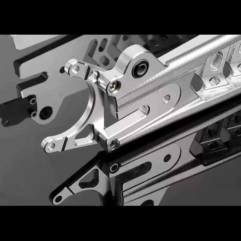 N1S Flat Fork Modified 3D Extended Hollow Adjustable Fishbone Flat Fork Electric Vehicle Aluminum Alloy Frame