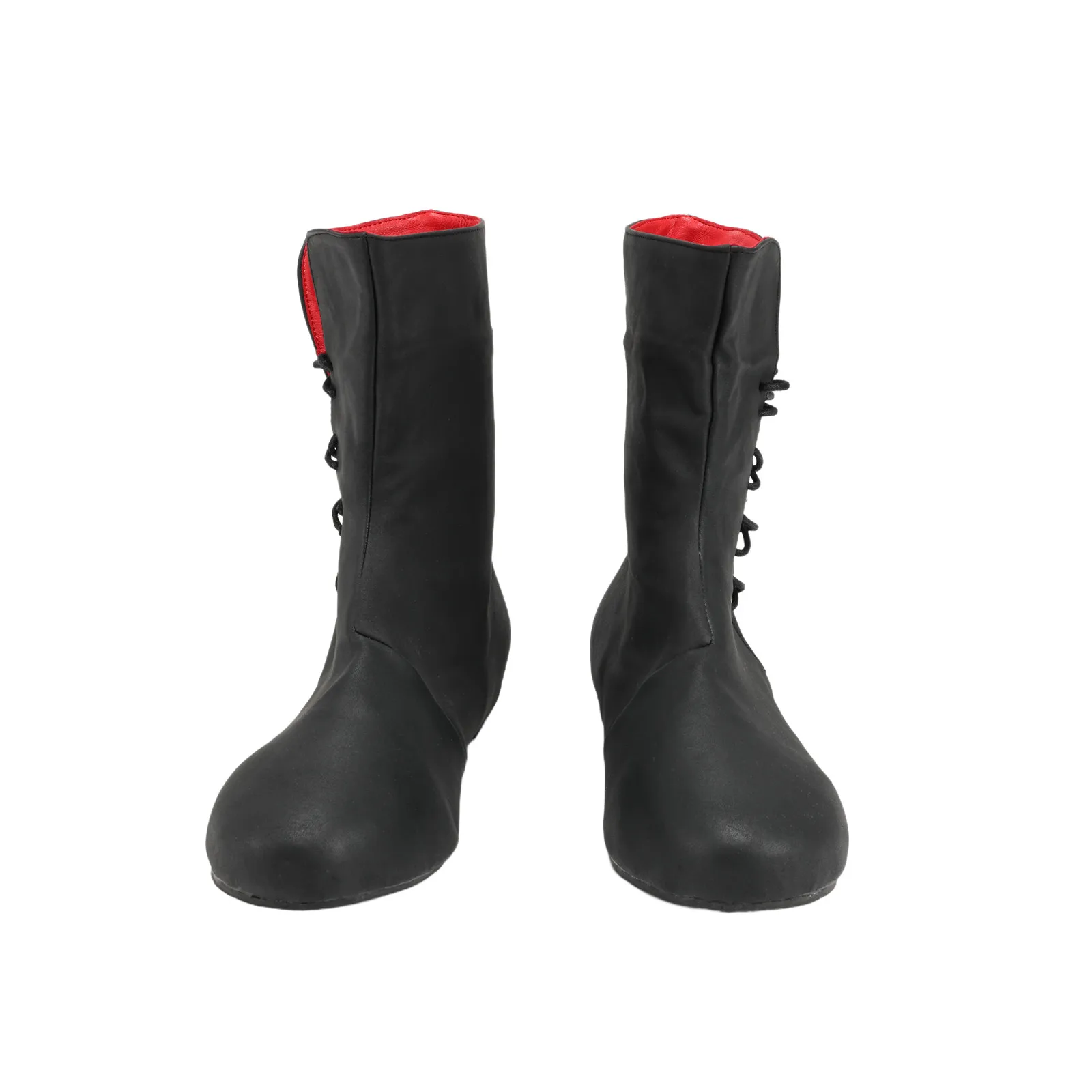 Bottes à bandes en cuir PU pour hommes et femmes, chaussures médiévales, chevalier Prince, Halloween, carnaval, elfe, gothique, rétro, Pirate, accessoires de Costume de Cosplay