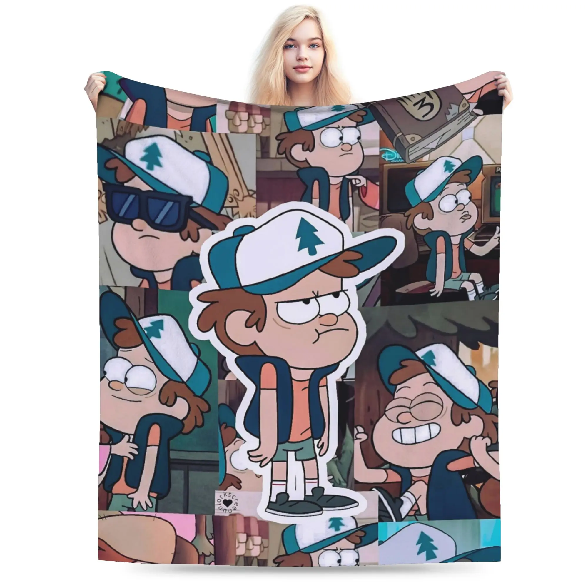 G-Gravity Falls Blanket Ultra Soft  Throw Blankets for Sofa 50x60 Inch Multi-size Bedding Throws