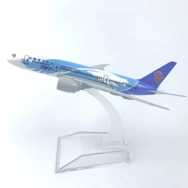 

Китай Southern Airways B787 16 см модель самолета, металлическая масштабная масштаб 1/400, литые под давлением самолеты, игрушка с подставкой, игрушки для детей