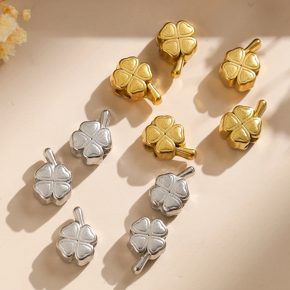 

5pcs Hot Sale Stainless Steel Square floral accessory Wholesale DIY Necklace Bracelet Modification
