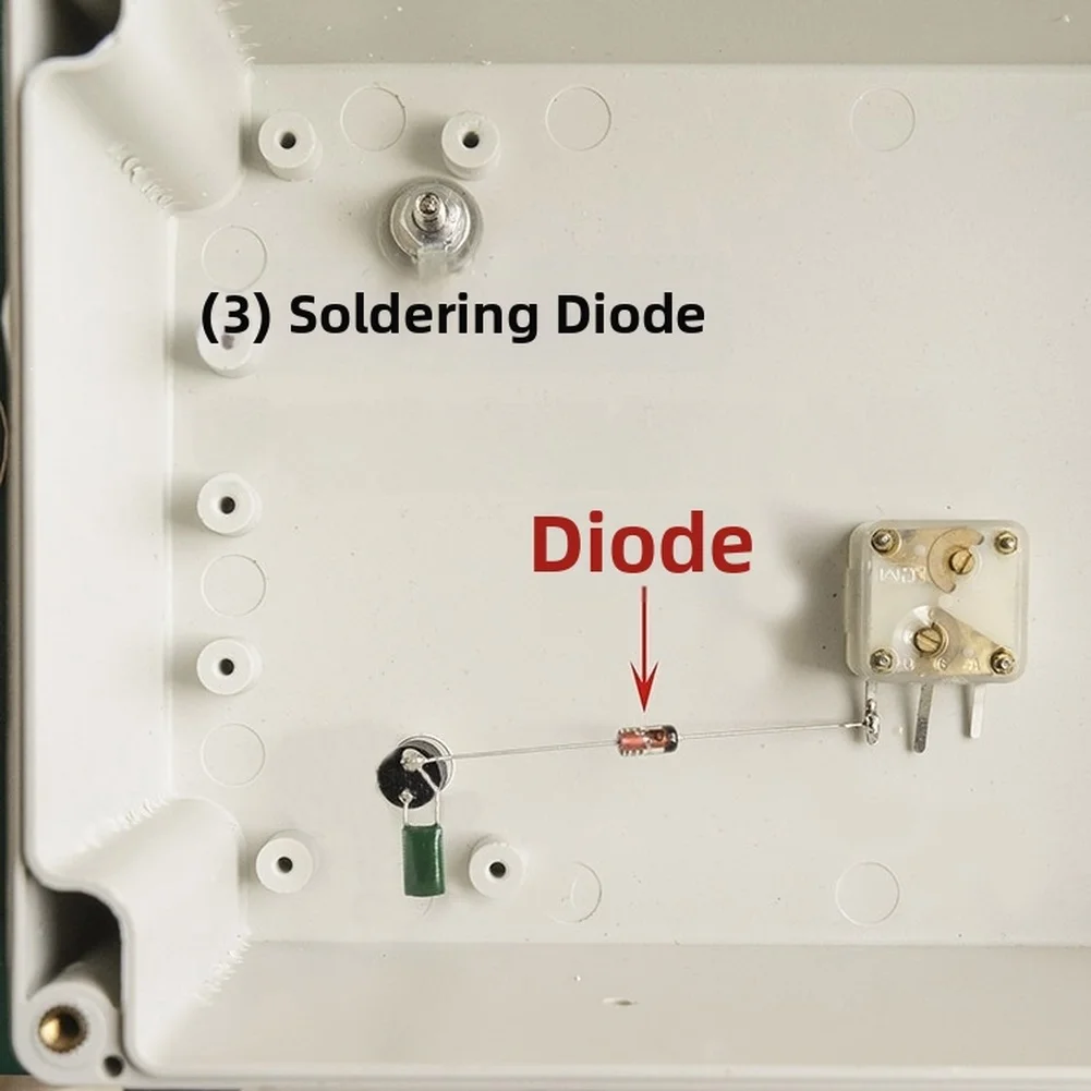 Radio Receiver Learning Kit Includes Magnetic Coil Diode 223p Variable Capacitor 3.5mm Jack and 200mm x 120mm Panel