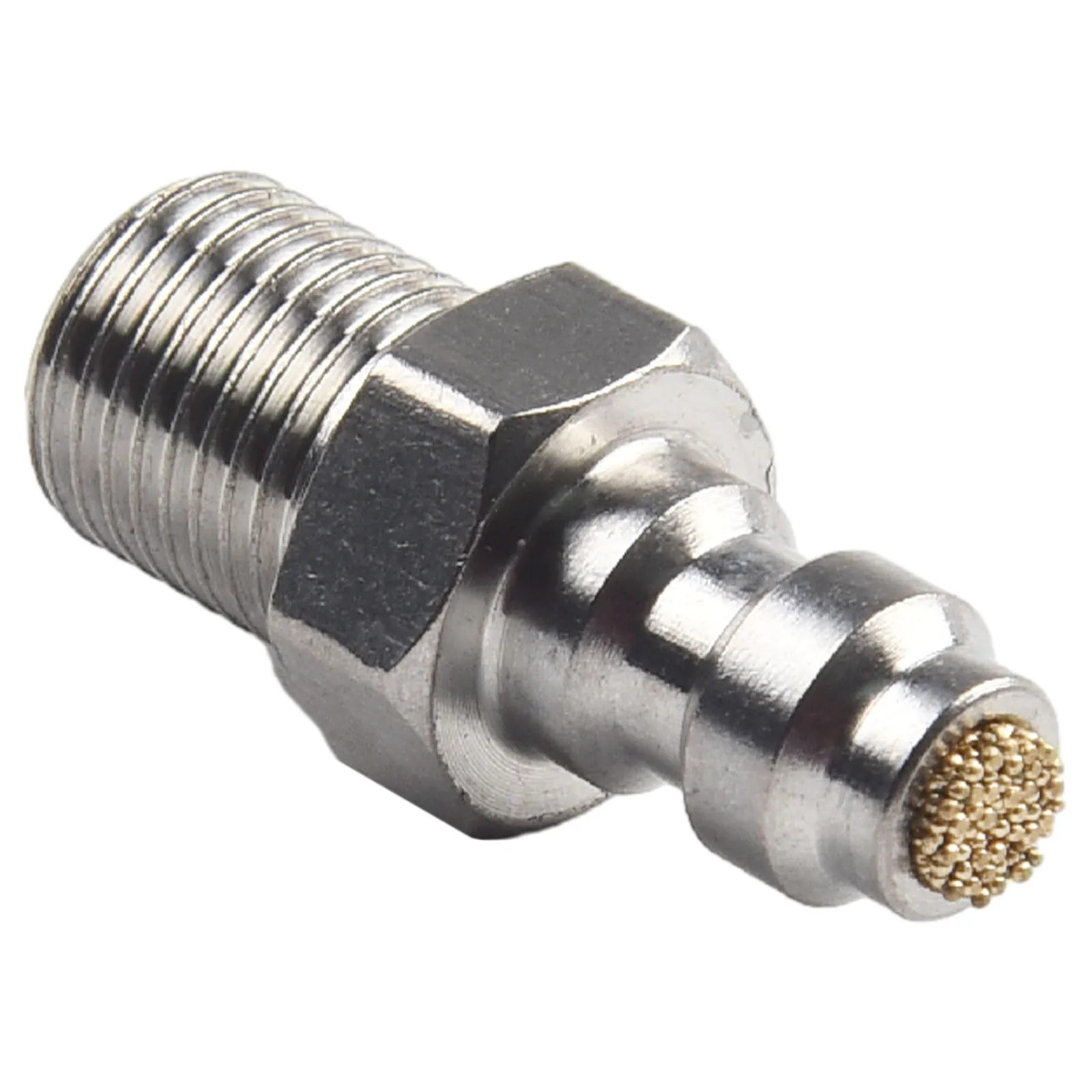 Stainless Steel 8mm Quick Connect Check Valve Fitting with Filter Element M10x1 for High Pressure Applications
