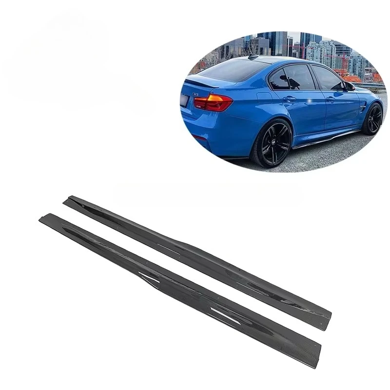 F80 M3 PS-M Style Carbon Fiber Side Skirts Rocker Panels Body Kit for F80 M3 F82 M4 2015-2019 Nice Fitment