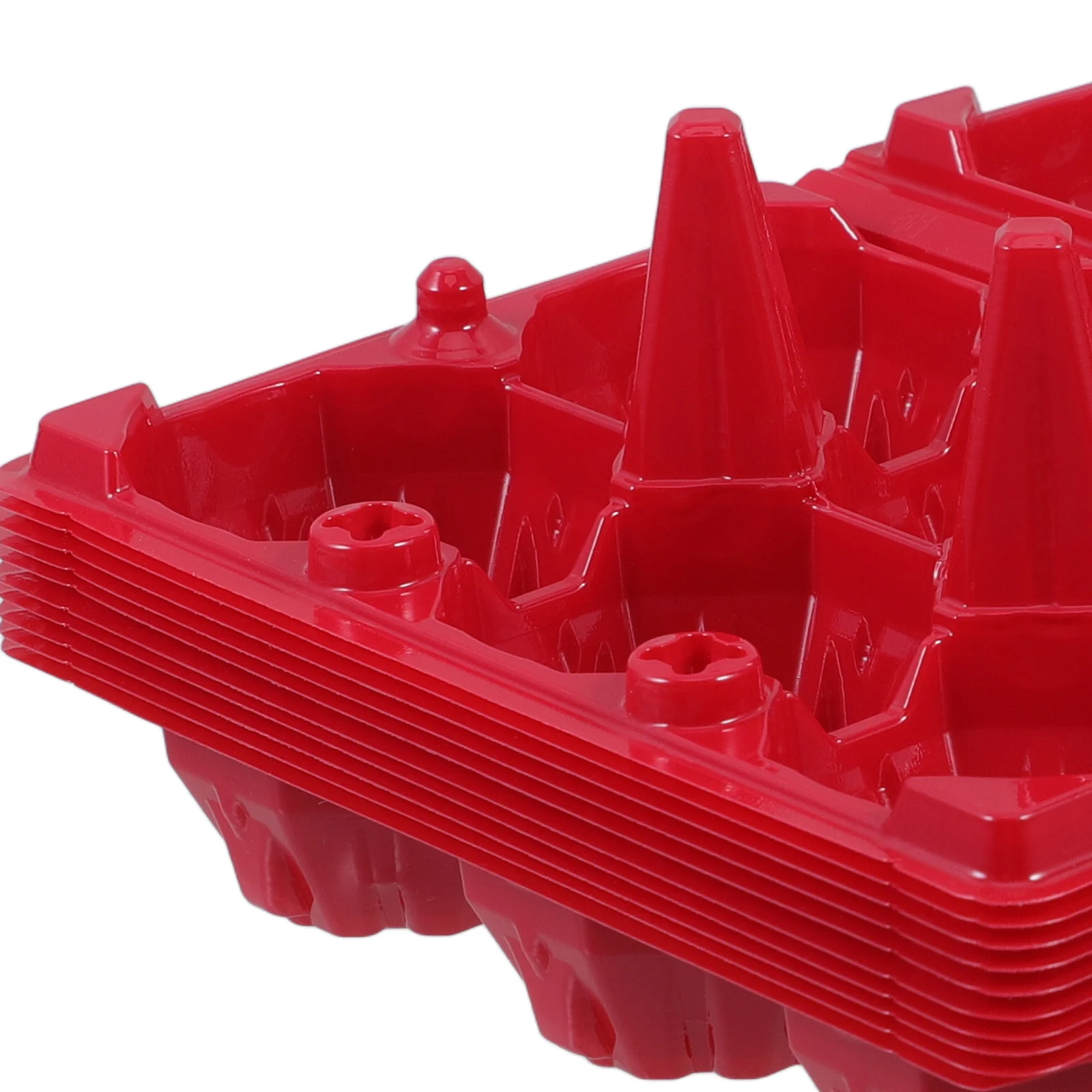 10 قطع من غطاء حاوية تعبئة البيض مثالي للمنزل ومساحة النقل بتصميم فعال من كرتون البيض