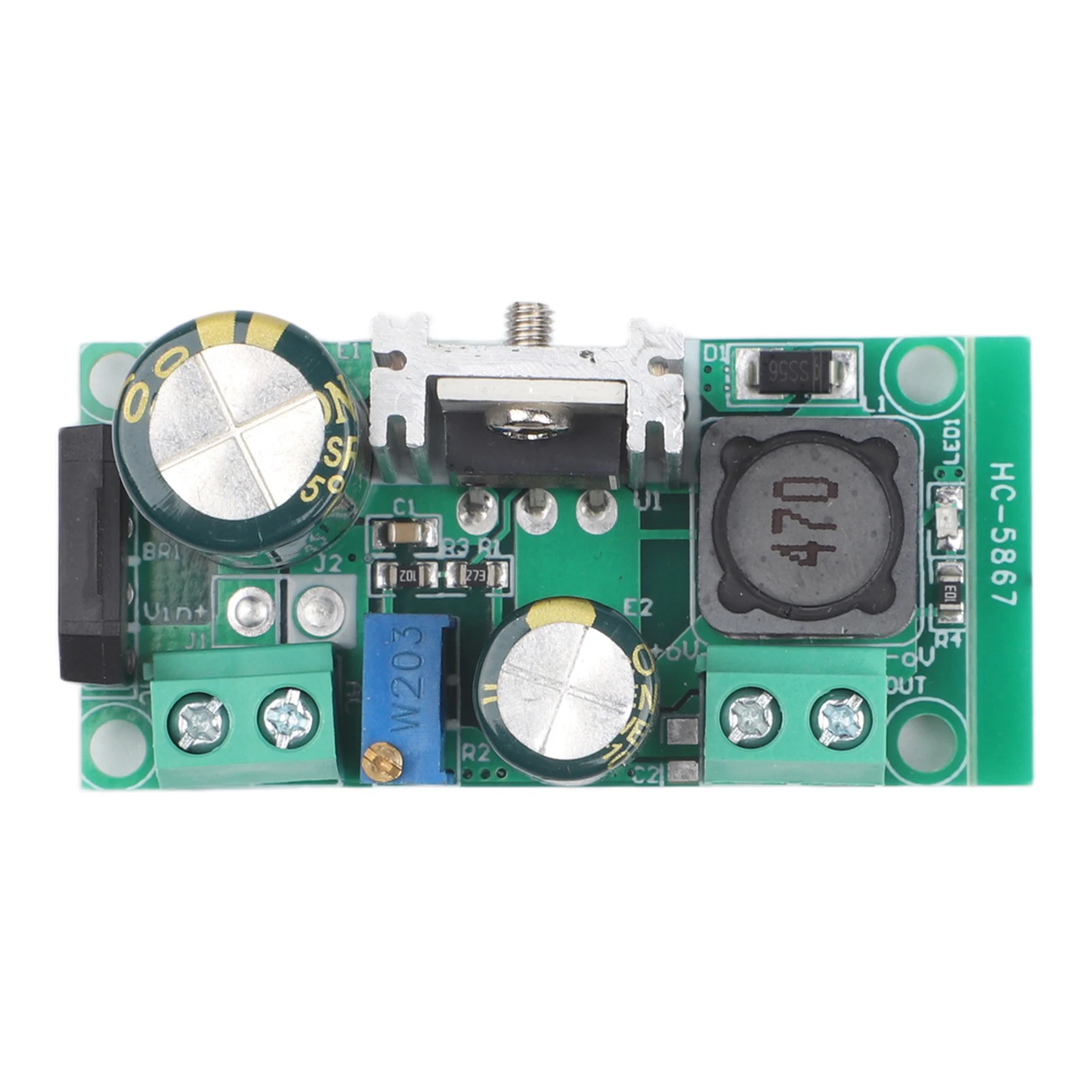 AC DC To DC Step Down Power Supply Adjustable 3.3V-33V 2.2A With Heatsink For DIY Electronics Projects Voltage Converter