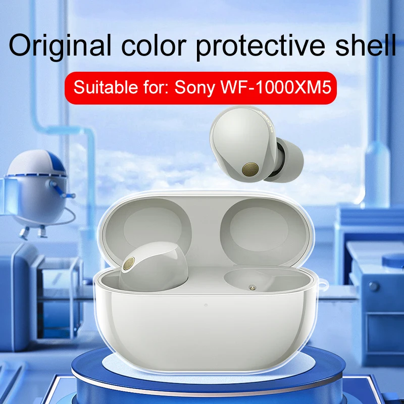 Transparent headphone case for Sony WF1000XM5 easy to use onlycase