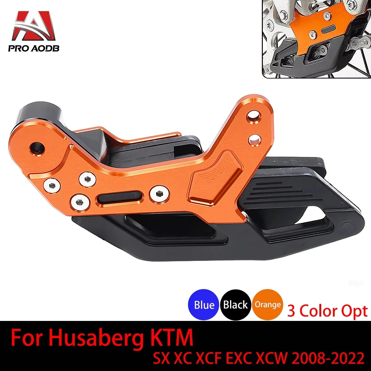 

Motorcycle Chain Guide Guard For Husqvarna TC TE TX FC FE FX FS For GasGas EX EC MC For KTM EXC EXCF XC XCW XCF SX SXF Etc CNC