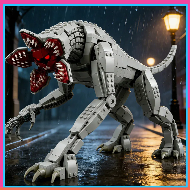Nouveaux blocs de construction Demodogs, figurine de la série télévisée, plante carnivore géante, démon démoniaque, modèle Vecna, briques d'assemblage, jouet