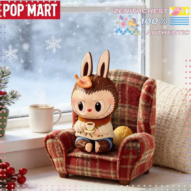 حقيقي POPMARTLABUBU ZIMOMO معطف شتاء بطاقة معلقة للأطفال العصرية هدية خاصة تجربة مثل لا آخر الحلي المنزلية #3