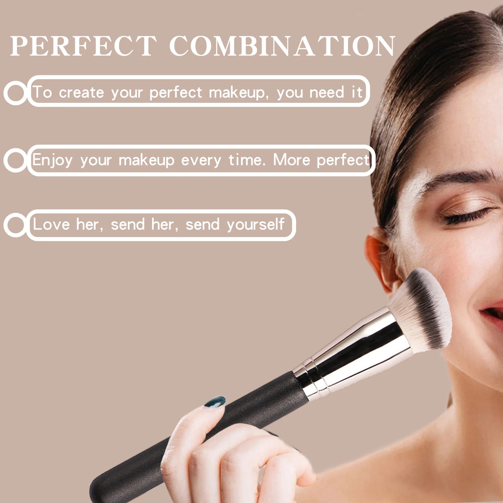 Professional Makeup Brush Set Combination Foundation Concealer eyeshadow Smooth contoured brush Good brush gift
