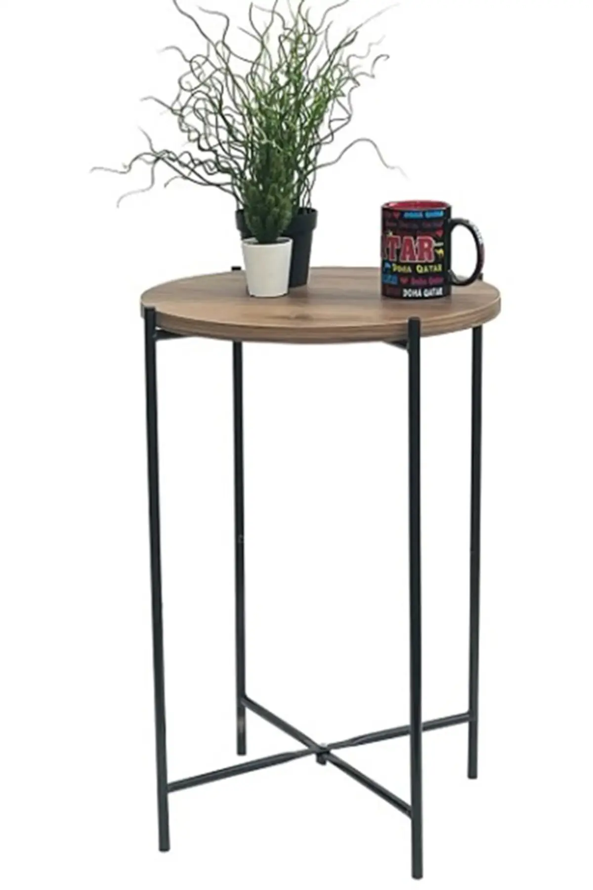 

DOLBOVI Osso Decorative Modern Side Table with Zigon Coffee Table Laptop Stand Ps1098 Coffee Table