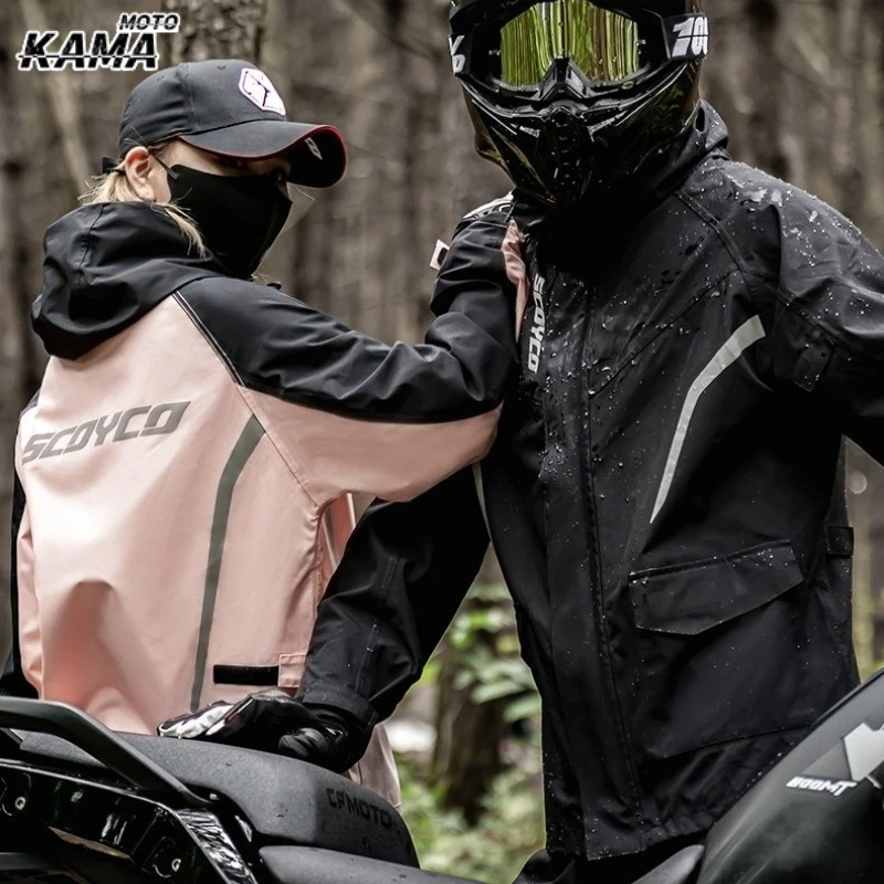 

Электрический дождевик для женщин и мужчин, мотоциклетный костюм с высокой водонепроницаемостью, непромокаемый костюм для мотокросса, дождевик для скутера.
