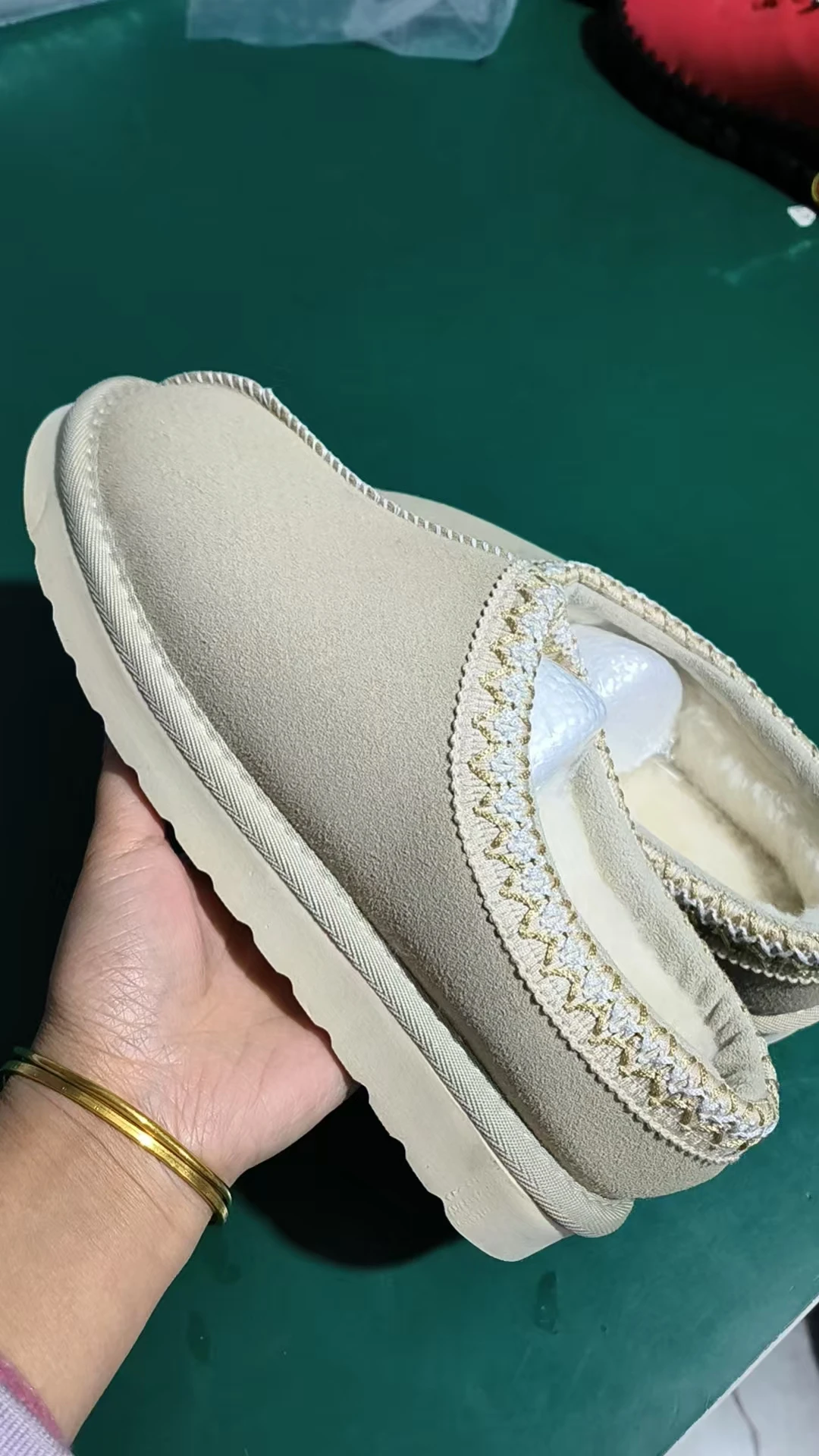 أحذية نسائية شتوية جديدة لعام 2025 أحذية ثلج قصيرة من القطيفة أحذية دافئة من جلد الغزال بنعل سميك أحذية نسائية تشيلسي مقاس كبير بوتاس موهير #5