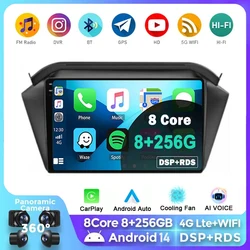 Android 16 Car Radio Stereo For JAC S2 2015 2016 2017 2018 Carplay Auto Multimedia Player GPS Navigation Autoradio Headunit DSP