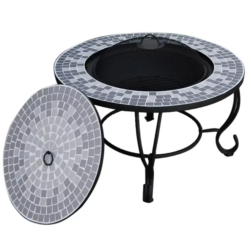 Garden Round Outdoor Fire Pit Gas Fire Pit Table