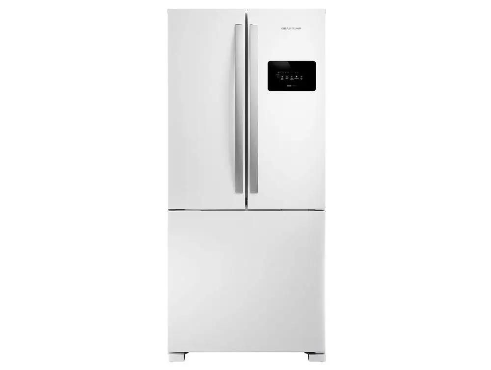 Refrigerator Cooler Brastemp Frost Free French Door White 559L Bro85mbana - 220V