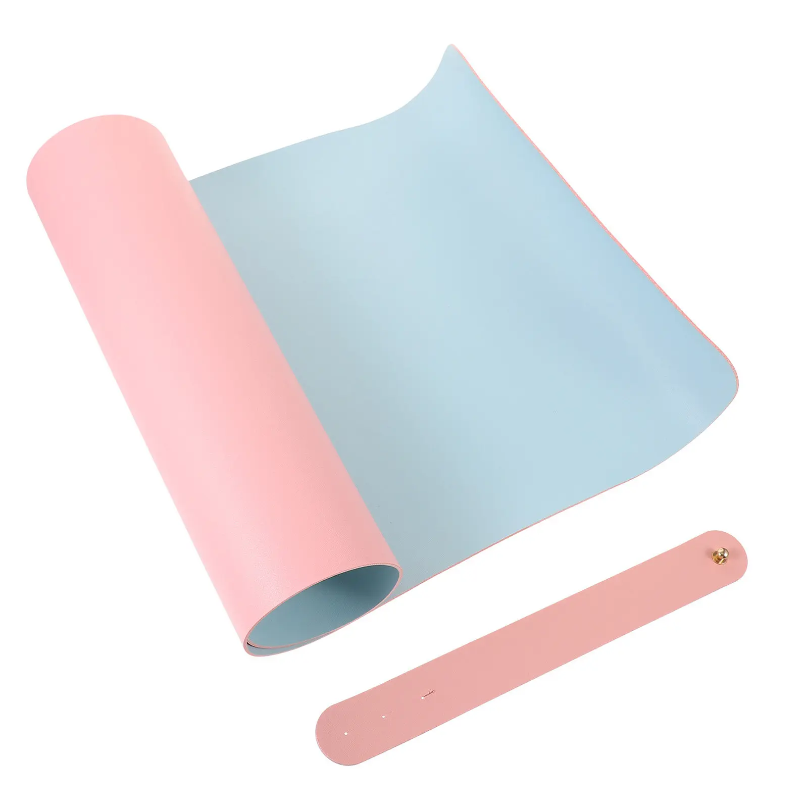 

Nail Table Mat 70x35cm PU Manicure Pad Tie Strap Nail Practice Mat Salon Accessories Desk Protector Table Pad Manicure Cushion