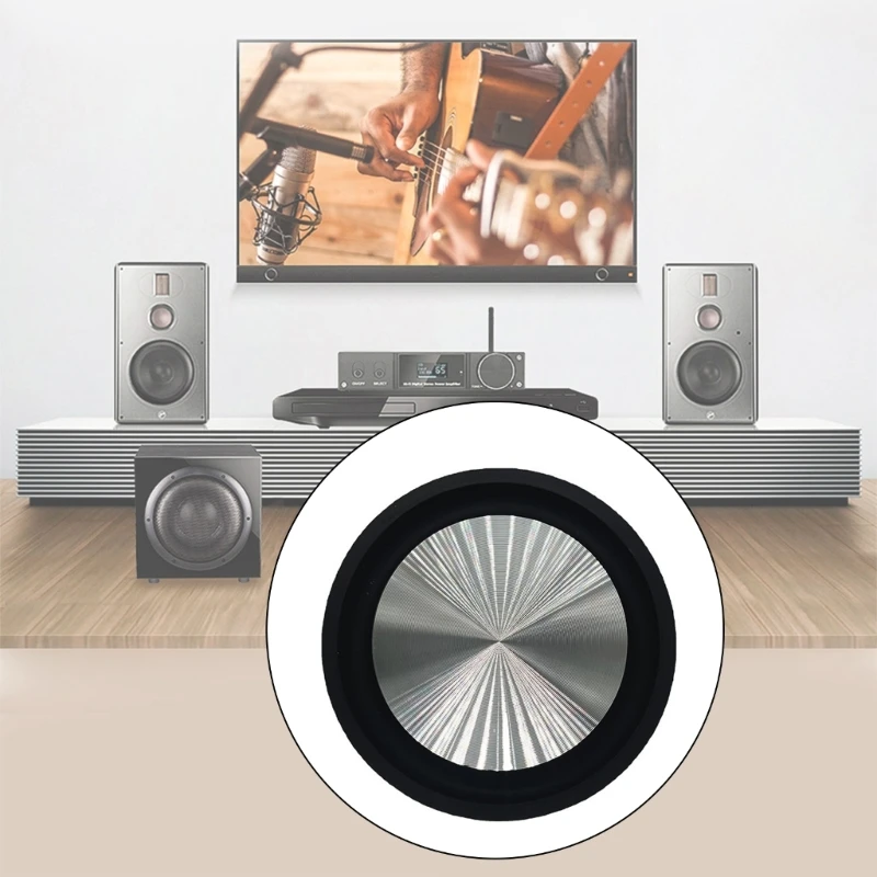 M17B 90 ミリメートルスピーカーダイアフラム低音ラジエーターサブウーファーアクセサリー DIY ホームシアタースピーカーパッシブラジエーター交換用