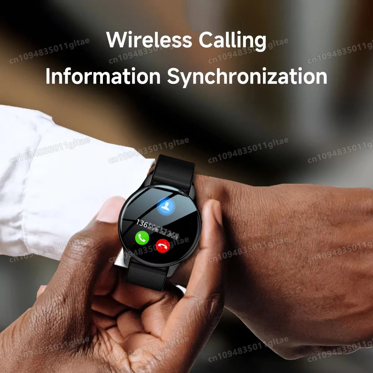 Bluetooth Call Smart Watch Pro 1.39-Inch Custom Dials Music Sports Men Women Watch 6 Health Monitor Waterproof Smartwatch PkHT30