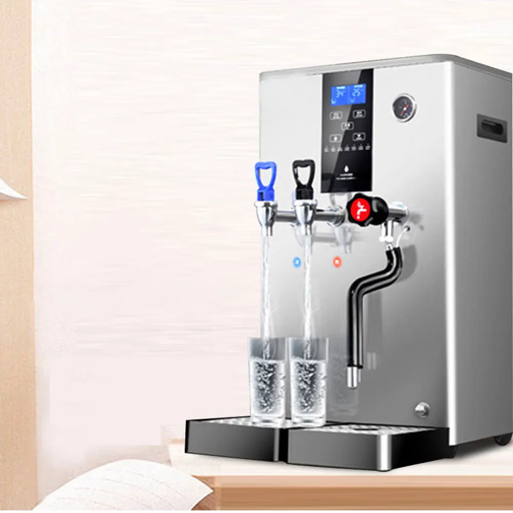 Dispensador de agua completamente automático, máquina de hervir agua a vapor, escritorio, café, leche, tienda de té, dispensador instantáneo de agua caliente
