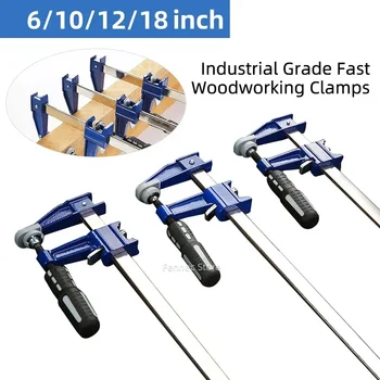 F fixing clamp woodworking positioning clip adjustable fixing clips quick release clamps for woodworking, welding, DIY carpentry
