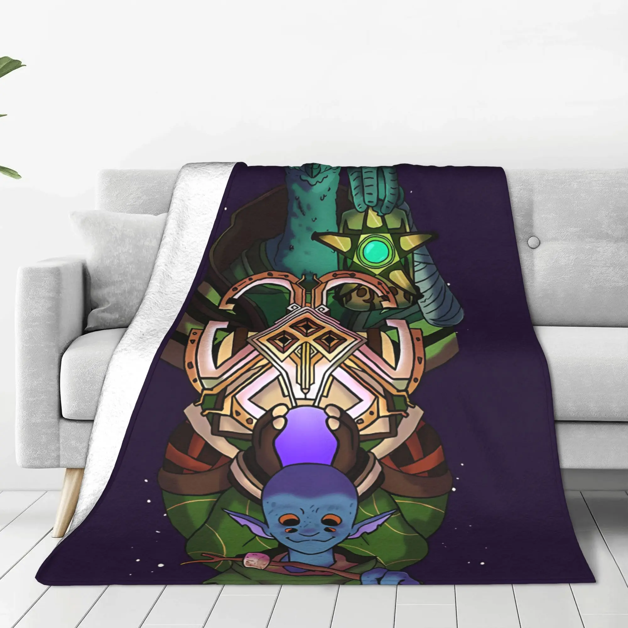 1PC Home Cutecore Explorers Outer Wilds Blanket Super Cosy Plush Home Living Room Sofa Halloween