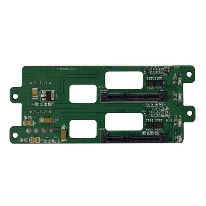 QWE-FR4 NAS2 Chassis Circuit Boards Storage Server Repair Parts Material N4 N6 NAS Case Hard Disk Connector Backplane