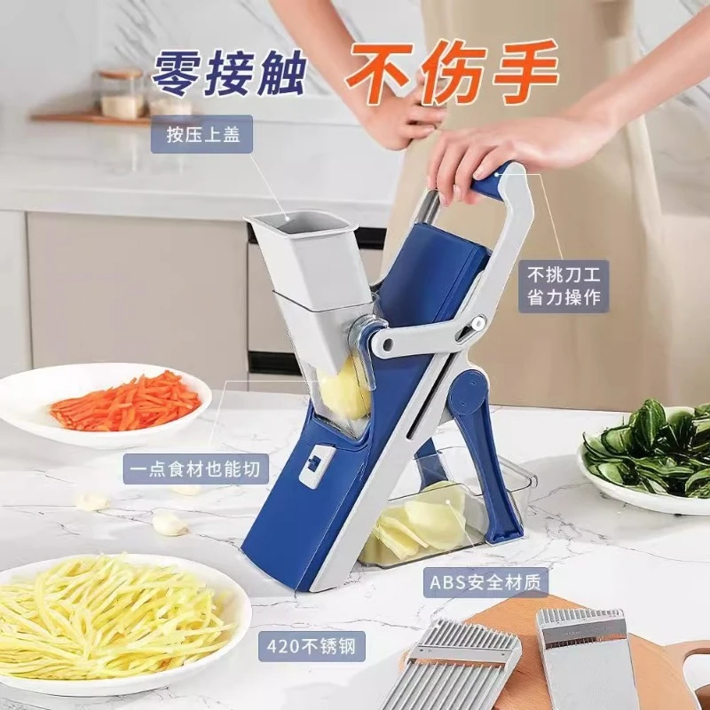 Multi-purpose DIY Kitchen Vegetable Slicer Shredding Cutter For Potato Strip Chip Making Home Cooking Gift Tool