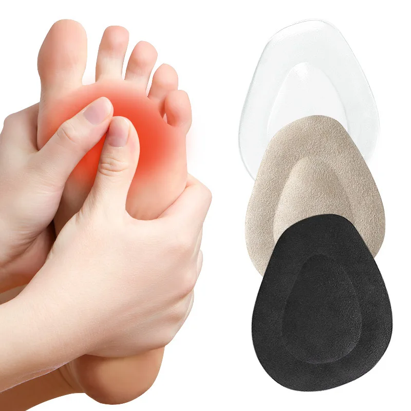Anti-slip Silicone Gel Inserts for Plantar Fascitis Gel Half Insoles for Shoes Women Forefoot Anti-Pain Insert Foot High Heels