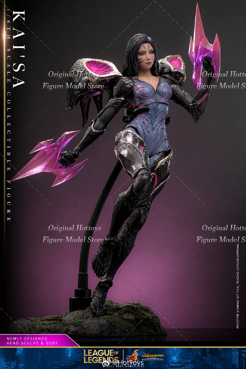 HOTTOYS HT VGM57 1/6 Scale Female Soldier KAI SA League Of Legends Video Game Series Full Set 12'' Action Figure Model Gifts