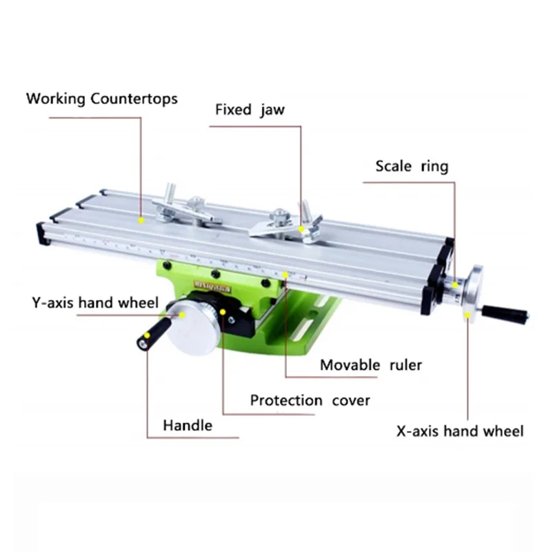 

High Quality Miniature Precision Mini Multifunction Table Vise Bench Drill Milling Machine Cross Assisted Positioning Tool