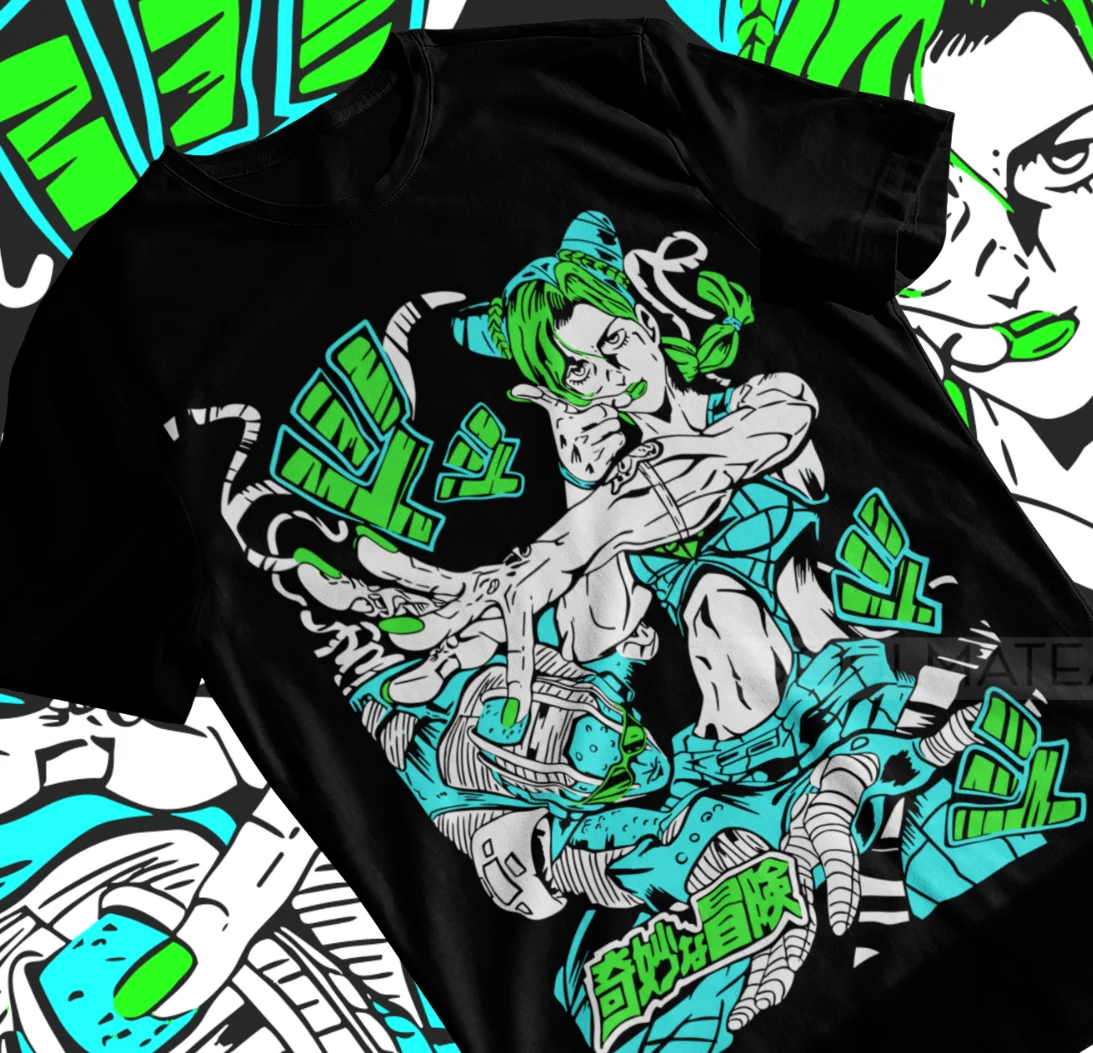 Jolyne Cujoh JoJo's Bizarre Adventure T-Shirt JJBA Stone Ocean Anime Soft Tee