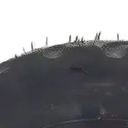 10x2.75-6.5 Tubeless Tire Reinforced Burst Thickened Rubber Wheel For Electric Scooter Rough Road Stability Control Black