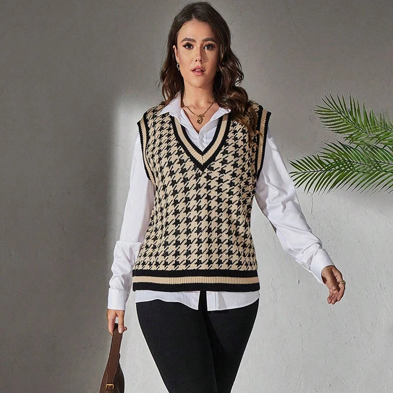 Elegante V-hals gebreide mouwloze korte vest top voor dames zomermode minimalistische stijl kleding