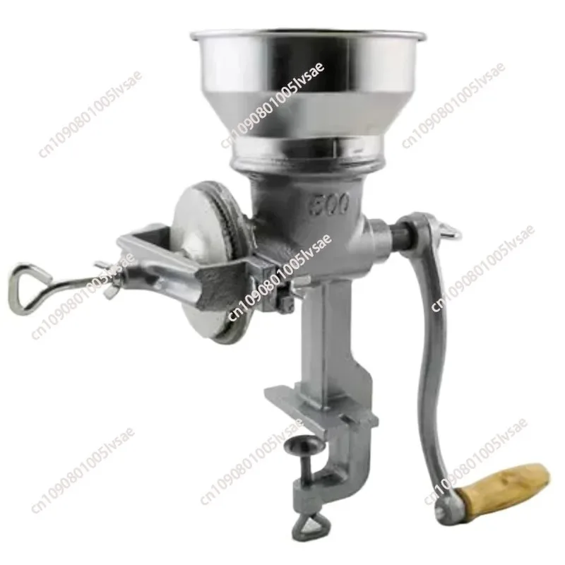 

Manual hand home large walnut peanut corn flour mill tinned iron mill grain grinder herbs machine spice