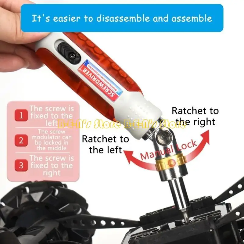 

Y1AD 14Piece/set Ratchet Screwdriver Collection Repair Tool with Comfortable Grip Handle for Easy Assembly, Maintenance Tasks