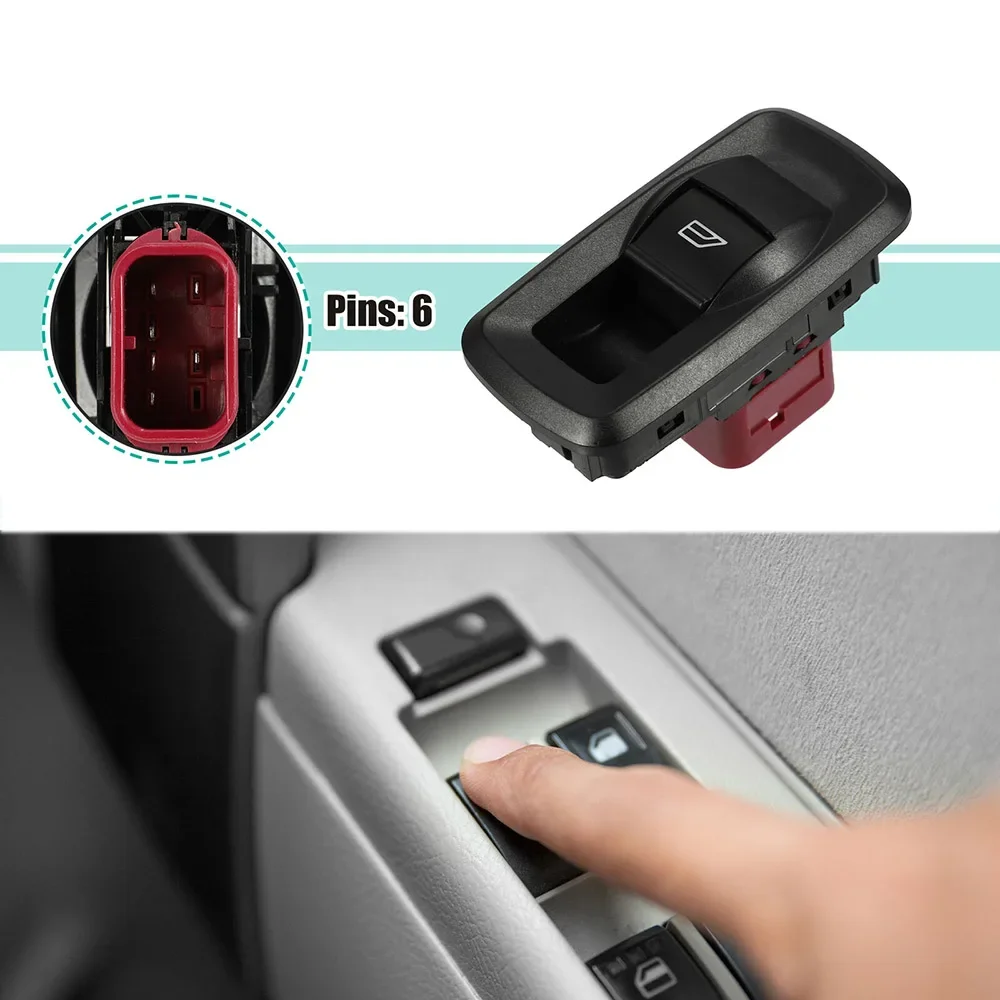 

Passenger Front Door Electric Window Control Switch For Ford Fiesta MK7 2009-2012 OE# 8A6T-14529-AA 8A6T14529AB 1823466