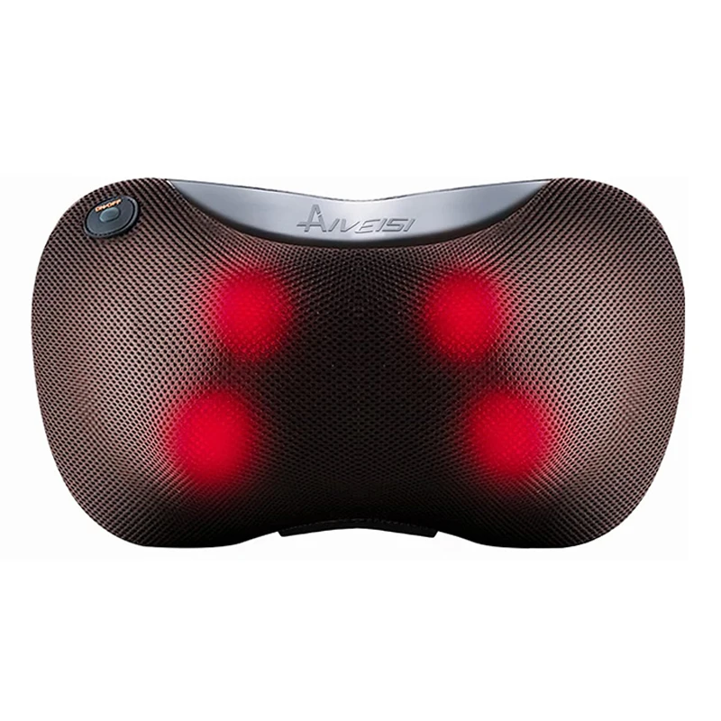 Shiatsu Neck and Back Massager with Heat, Massage Pillow, Deep Tissue Kneading Massager for Lower Back Neck Shoulder Gifts at