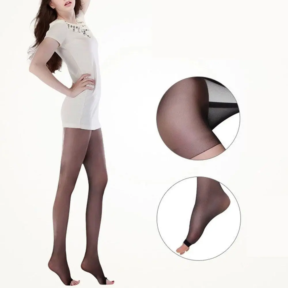 Soft Elastic Comfortable Stockings Thin Coffee Open Toe Pantyhose Nude Grey Sexy Tights Breathable Daily Long Socks