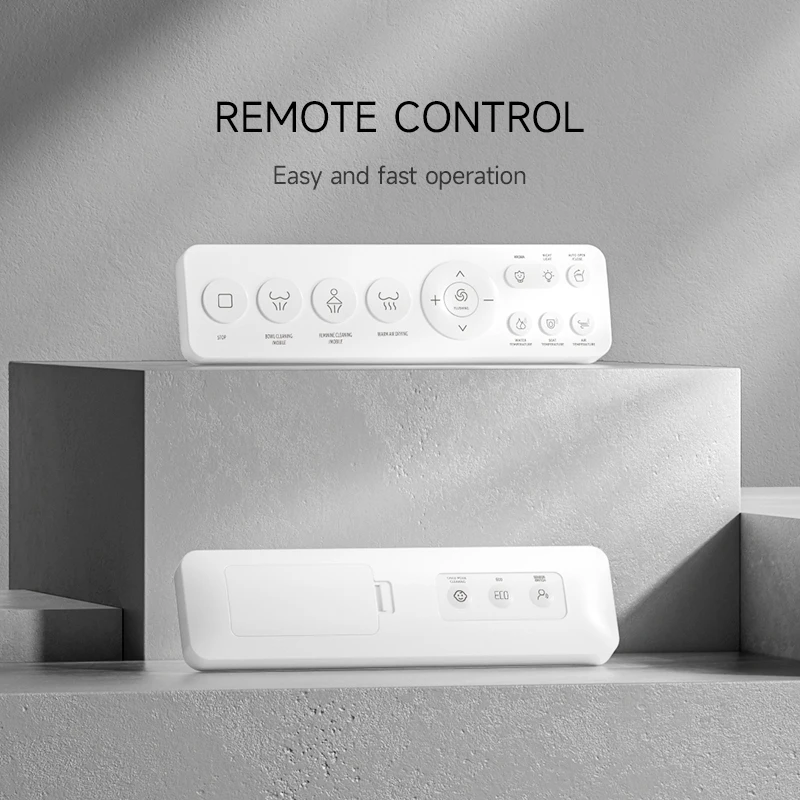Picture 6: Intelligent Smart Toilet with Remote Control Heated Seat Water Spray Bidet Automatic Deodorization Luxury WC