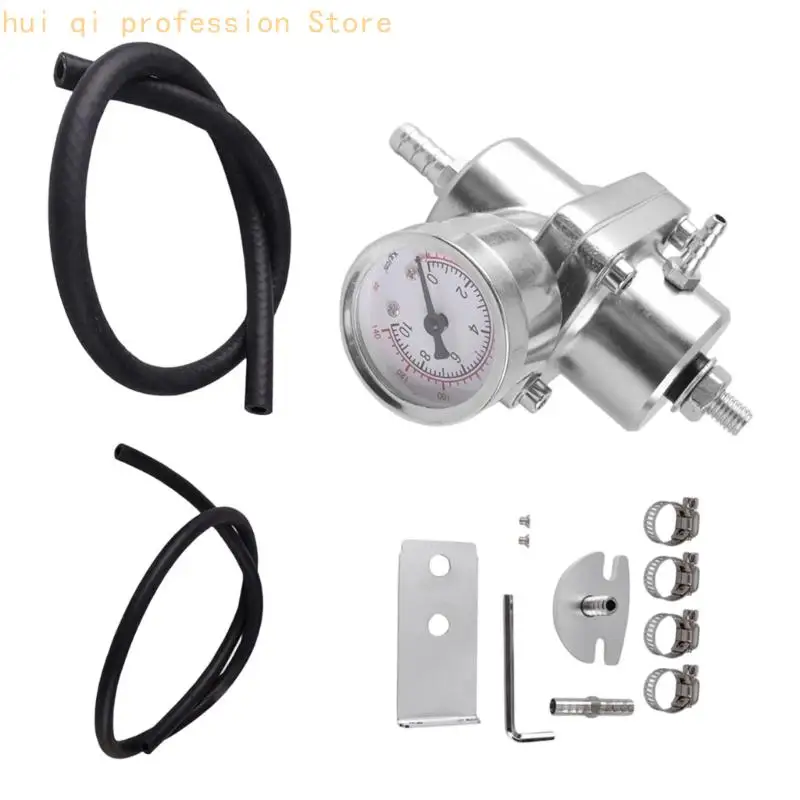 Einstellbarer Druckregler mit 0–140 PSI Druckmesser und Aluminiumgehäuse für die Reparatur von Fahrzeugsystemen H8WE – Detail 3