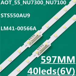 10 sztuk LED Strip UN55NU6900 UN55NU6950 UN55NU7090 UN55NU7100 UN55NU7170 UN55NU7200 UN55NU7200 UN55NU7300 UN55NU7400 BN96-45913A BN61-15485A