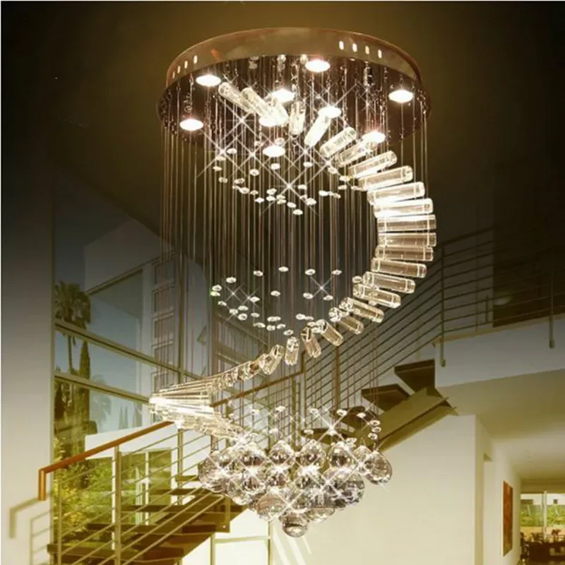 

Modern crystal loft traditional chandelier art deco with GU10 9 lights for living room bedroom hotel lobby restaurant store bar