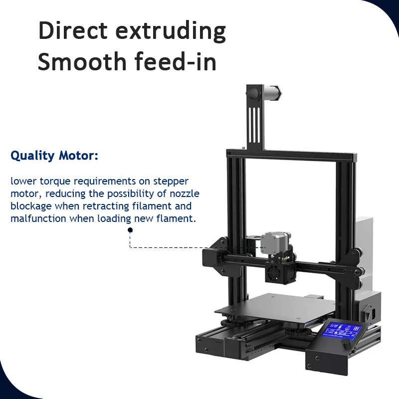 CREALITY Ender 3 wytłaczarka z napędem bezpośrednim dla Ender 3 / Ender-3 Pro ulepszony silnik krokowy Hotend zestaw 1.75mm przewody wentylatora