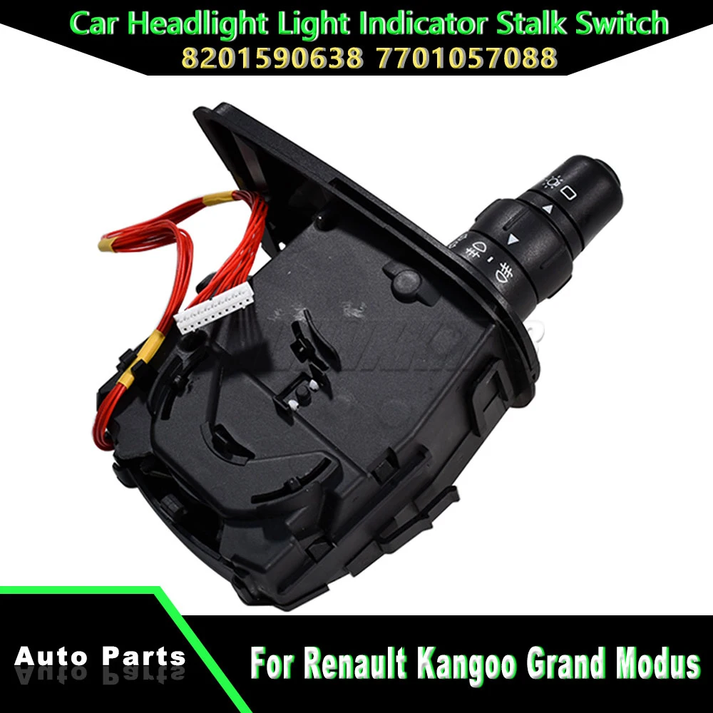

8201590638 7701057088 7701057090 Car Headlight Light Indicator Stalk Switch For Renault Kangoo Grand Modus Clio III 1.5dCi