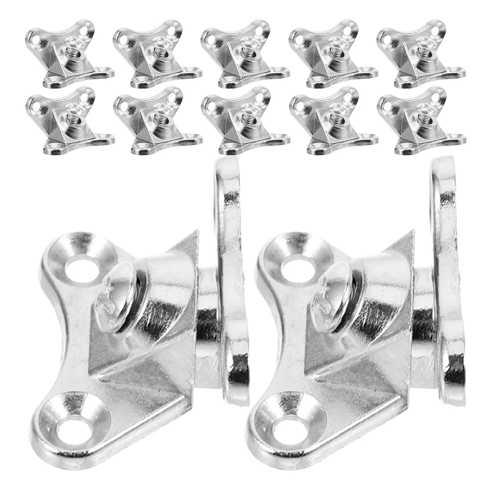 

24 Pcs Zinc Alloy Butterfly Corner Brackets Removable Shelf Braces for Wood Shelves Furniture Cabinet Board Layer