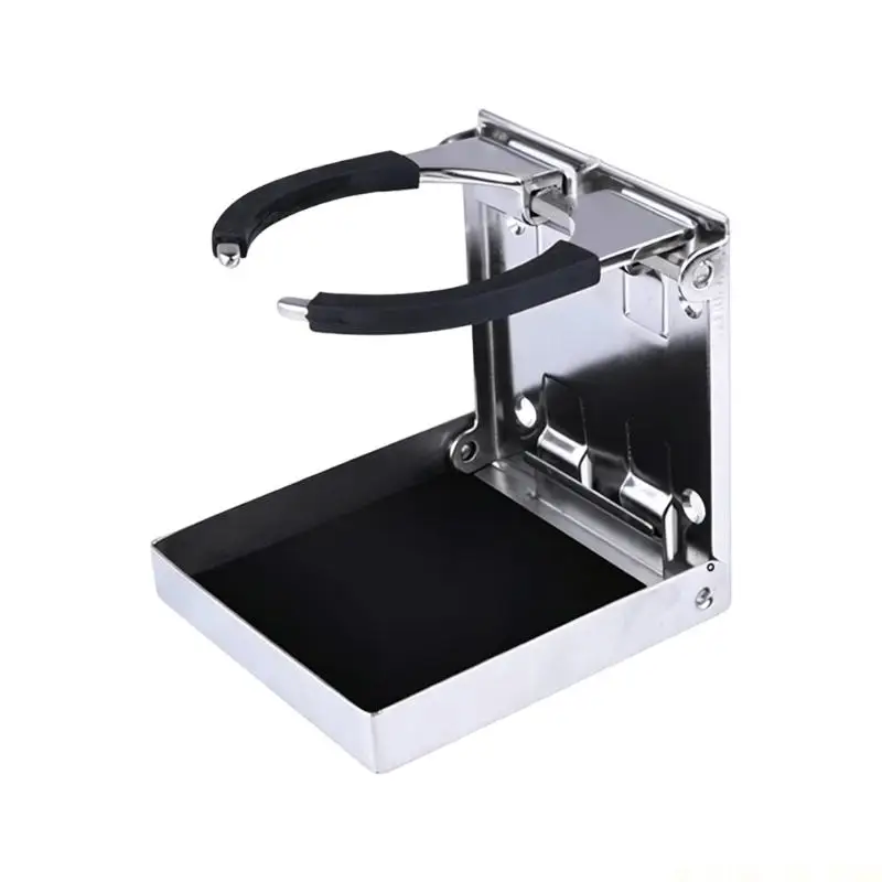 J0MA Wall Mount Cup Tray for Boat Cabin, Yacht Lounge Wall and Motorhome Interior with Base Plate, Support Arms and Low Profile