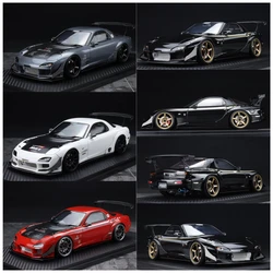 IG Ignition 1:18 For FEED RX7 FD3S Demon King Edition JDM Limited Edition Resin Metal Model Ornament Toy Birthday Gift